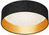 Briloner LED-Deckenlampe Maila, Sternendekor, schwarz/gold