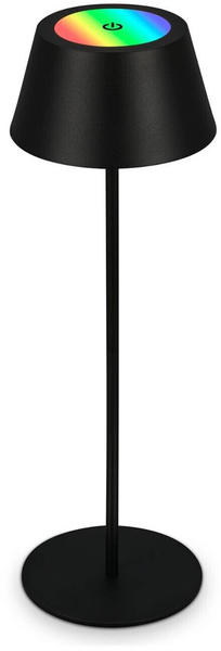 Briloner LED-Tischleuchte Kiki mit Akku RGBW, schwarz