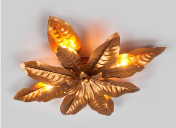 Kögl Deckenleuchte Fleuria aus Metall, gold antik
