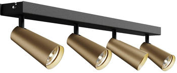 Lucande Angelina Deckenlampe messing-gold, 4-fl.
