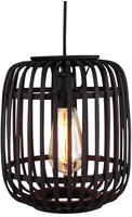 Brilliant Pendelleuchte "Woodrow" E27 1 Stk. Bambus Lampe im Boho Stil, 130 x 21 cm,