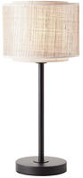 Brilliant Tischleuchte "Odar" E27 1 Stk. schwarz/beige