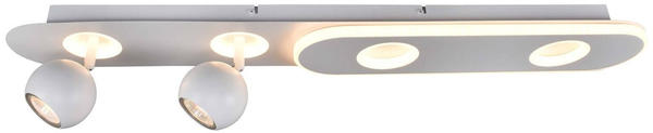 Brilliant LED-Deckenleuchte Irelia, vierflammig weiß