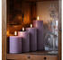 Deluxe Homeart MIA Echtwachs 4-tlg lila
