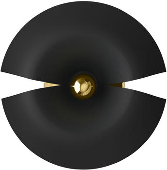 AYTM Cycnus Wandleuchte mehrfarbig, unregelmäßig, max 25W, Metall 30x14x30 cm schwarz/gold (507129000015) (302) S