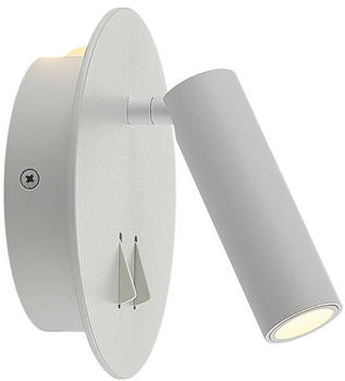 Lucande Magya LED-Wandleuchte weiß 2-fl. rund
