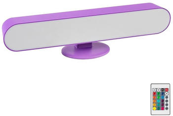 Rabalux 76016 Dimmbare LED-RGB-Tischlampe PARKER LED/3W/5V violett