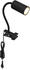 Globo 57911KB Flexible Lampe mit Klemme ROBBY 1xGU10/25W/230V schwarz