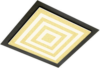 Bopp LED Deckenleuchte Athos in Schwarz und Gold 60W 5800lm eckig schwarz