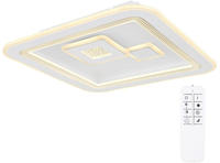 GLOBO LIGHTING LED Deckenleuchte "VALERIA" LED-Modul 1 Stk. warmwei&szlig; -...