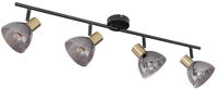 GLOBO LIGHTING Deckenspot "JAY" E14 1 Stk. Strahler Schwarz/Bronze, Glas, beweglich,