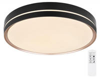 GLOBO LIGHTING Deckenleuchte "MANNI" LED-Modul 1 Stk. Deckenleuchte schwarz/bronze,