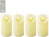 Kaemingk Lumineo LED-Kerzen Wachs 13cm creme (485285)