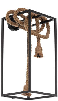 Lucande Vlados Design-Wandleuchte, Käfig, 54 cm
