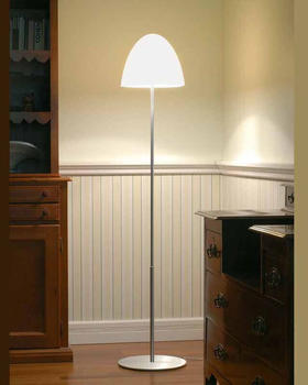 Casablanca Bell Stehleuchte mit Dimmer Weiß