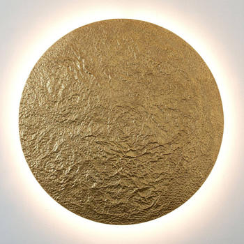 Holländer LED-Wandleuchte Meteor, Ø 120 cm, gold