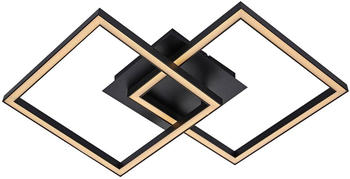 Lucande Tjado LED-Deckenlampe Quadrat 2fl 65 cm