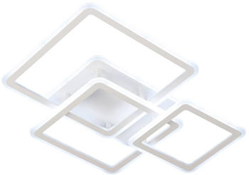 Fischer & Honsel LED-Deckenleuchte GELDER B/T ca. 54x65 Weiß (21459)