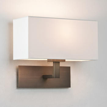 Astro Wandleuchte Park Lane Bronze/Weiß E14 braun