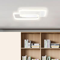 Brilliant Deckenleuchte "Geron" 1 Stk. Warmwei&szlig; Wand- und Deckenlampe 31x31cm...