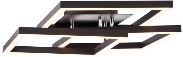 Brilliant LED Deckenleuchte Kjorn in Schwarz 3x 14W 4700lm schwarz