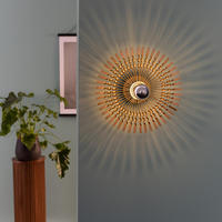 Brilliant Wandleuchte "Mendoza" E27 1 Stk. Wandleuchte 33cm gold