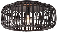 Brilliant Deckenleuchte "Woodrow" E27 1 Stk. Bambus - Nature Style - dimmbar - &Oslash;