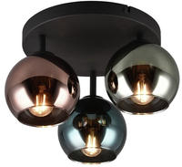 REALITY Leuchten Deckenleuchte "SHELDON, Deckenlampe 3-flammig exkl 3x E14 max 10W