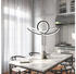 Wofi Dimmbare LED-Hängeleuchte an Schnur MADISON LED/53W/230V 2700-5500K + Fernbedienung