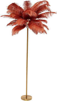KARE Stehlampe Feather Palm Alu rot (54549)