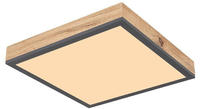 GLOBO LIGHTING LED Deckenleuchte "DORO" LED-Modul 1 Stk. Warmwei&szlig; Quadratische