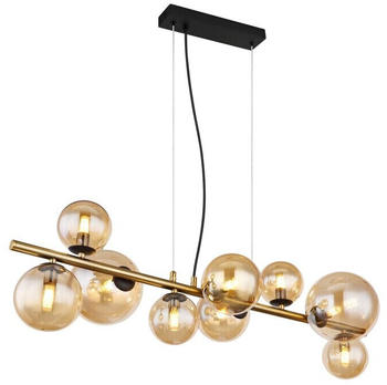 Globo Pendelleuchte Riha Alu Eisen Stahl & Metall Gold (56135-9H)