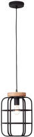 Brilliant Pendelleuchte "Gwen" E27 1 Stk. 147 cm H&ouml;he, &Oslash; 25 cm, E27, Metall/Holz,