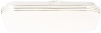 Brilliant LED Deckenleuchte Ariella in Weiß und Chrom 24W 2500lm weiß