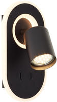 Brilliant Wandstrahler "Kimon" GU10 1 Stk. LED Wandspot