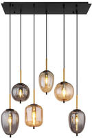 GLOBO LIGHTING Pendelleuchte "BLACKY" E14 1 Stk. H&auml;ngelampe, H&auml;ngeleuchte,