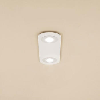 Casablanca Tet Multi LED-Deckenleuchte 2-flammig-Weiß/Weiß-Linse-mit LED (2700K)