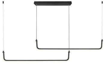 V-TAC LED-Hängeleuchte an Schnur LED/24W/230V 4000K schwarz