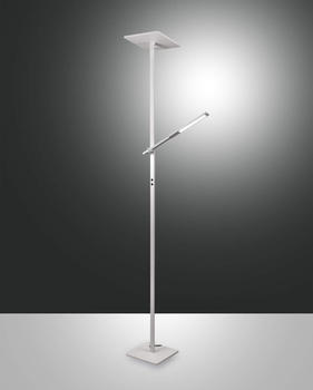 Fabas Luce LED Stehleuchte Ideal >90Ra 1880x460mm 40+8W Warmweiß weiß dimmbar