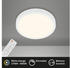 Briloner 3701-016 Dimmbare LED-Deckenleuchte RUNA LED/18W/230V weiß + Fernbedienung
