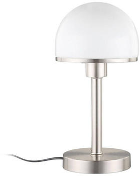 Lindby Tischleuchte Jolie opal/nickel