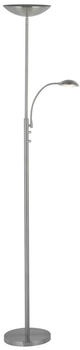 Brilliant LED Stehleuchte Rosanna in Silber 18W 2500lm silber