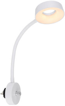 Globo LED-Wandleuchte Lehovo Weiß Metall Kunststoff 45.5 cm (4558051302)