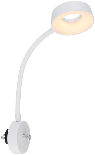 Globo LED-Wandleuchte Lehovo Weiß Metall Kunststoff 45.5 cm (4558051302)