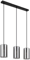 GLOBO LIGHTING H&auml;ngeleuchte "OLLY" E14 1 Stk. Schwarze H&auml;ngeleuchte mit Rauchglas,