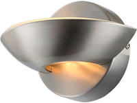LED-Wandleuchte 76001 in Nickelfarben max. 5 Watt Wandlampe