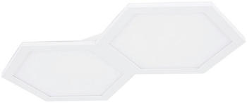 Globo LED-Deckenleuchte Leanara Opal Weiß Metall Kunststoff 30x4.2 cm (4558344602)