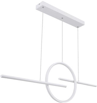 Globo LED-Hängeleuchte Weiß Metall Kunststoff 10.5x150 cm (4558317302)
