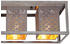Globo Deckenleuchte Thomas Grau Silber Gold Metall Textil 20x22.5 cm (4558379501)