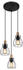Globo Hängeleuchte Schwarz Dunkelbraun Holz Metall 120 cm (4558482101)